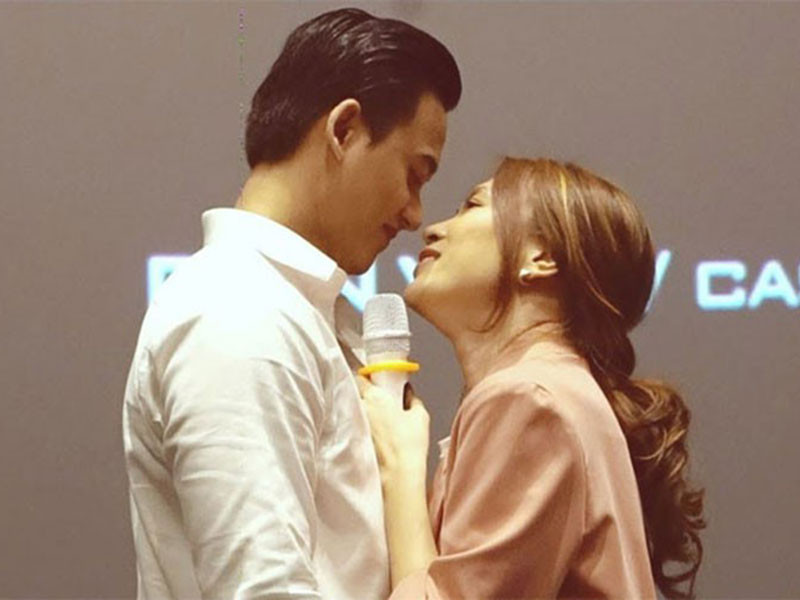 Mối quan hệ giữa "họa mi tóc nâu" và đàn em kém 10 tuổi không dừng lại ở mức đồng nghiệp. Ảnh: Dân Việt