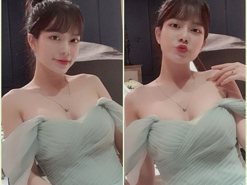 Yến My có nhan sắc như hot girl với gương mặt ưa nhìn, vóc dáng gợi cảm.