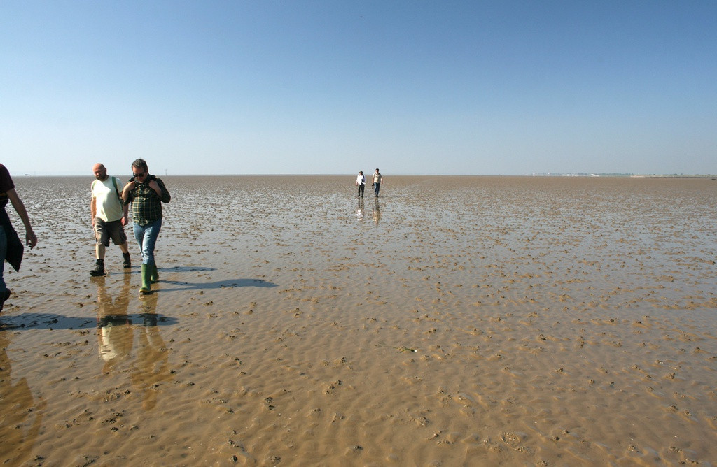 Thủy triều không phải mối nguy hiểm duy nhất đối với người đi trên Broomway. Vào ngày nhiều sương mù hoặc trời mưa, người ta có thể dễ bị mất phương hướng, đi lang thang khỏi con đường và rơi vào nơi có bùn mềm hoặc cát lún. Nếu không thể vào đất liền trước khi thủy triều lên, điều này có thể dẫn đến cái chết. Bên cạnh đó là mối nguy hiểm khác đến từ trường bắn trên đảo Foulness với rủi ro từ những quả đạn, pháo chưa nổ. Ảnh: Jon Combe.