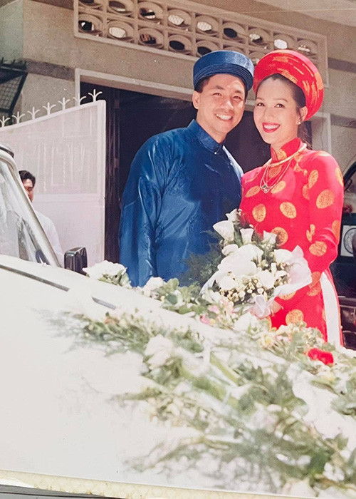 Đám cưới của Diễm My diễn ra vào năm 1994 sau 3 năm hẹn hò.