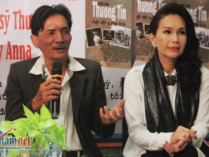 Diễm My từng được chồng ủng hộ tham gia buổi ra mắt sách của Thương Tín. Ảnh: Vietnamnet