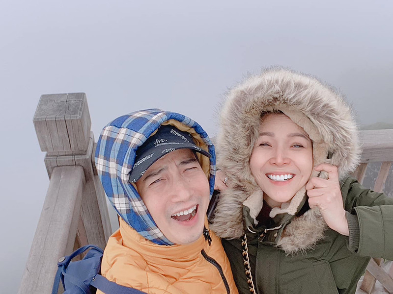 Sau 7 năm kết hôn, tình cảm của vợ chồng Diễm Hương vẫn mặn nồng.