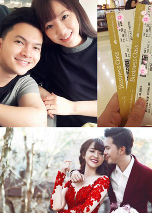 Bà xã của Nam Cường sinh năm 1993, kém chồng 8 tuổi. Cô không hoạt động nghệ thuật mà làm việc trong lĩnh vực ngân hàng.