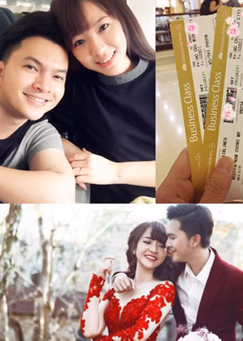 Bà xã của Nam Cường sinh năm 1993, kém chồng 8 tuổi. Cô không hoạt động nghệ thuật mà làm việc trong lĩnh vực ngân hàng.