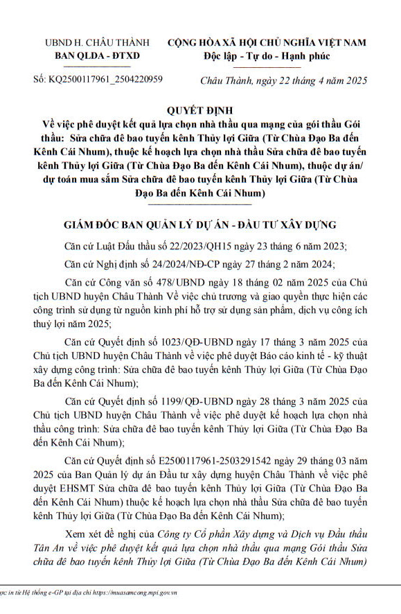 Hau Giang: Cong ty Thanh Bao mot ngay trung 2 goi thau xay lap-Hinh-4