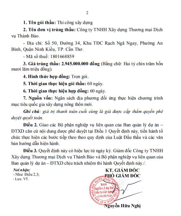Hau Giang: Cong ty Thanh Bao mot ngay trung 2 goi thau xay lap-Hinh-8