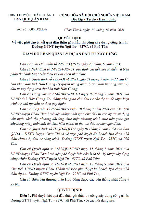 Hau Giang: Cong ty Thanh Bao mot ngay trung 2 goi thau xay lap-Hinh-7