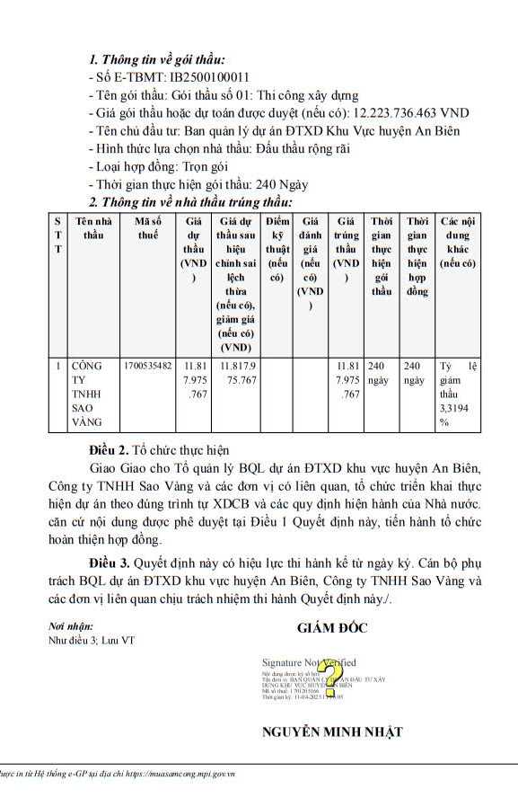 Kiên Giang: Cty Sao Vàng trúng gói xây dựng trường tiểu học Nam Yên 3 - Hình 2 Kien Giang: Cty Sao Vang trung goi xay dung truong tieu hoc Nam Yen 3-Hinh-2