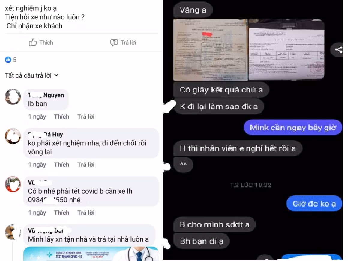 Tran lan dich vu xet nghiem COVID-19: Tiem an nhieu nguy co lay nhiem