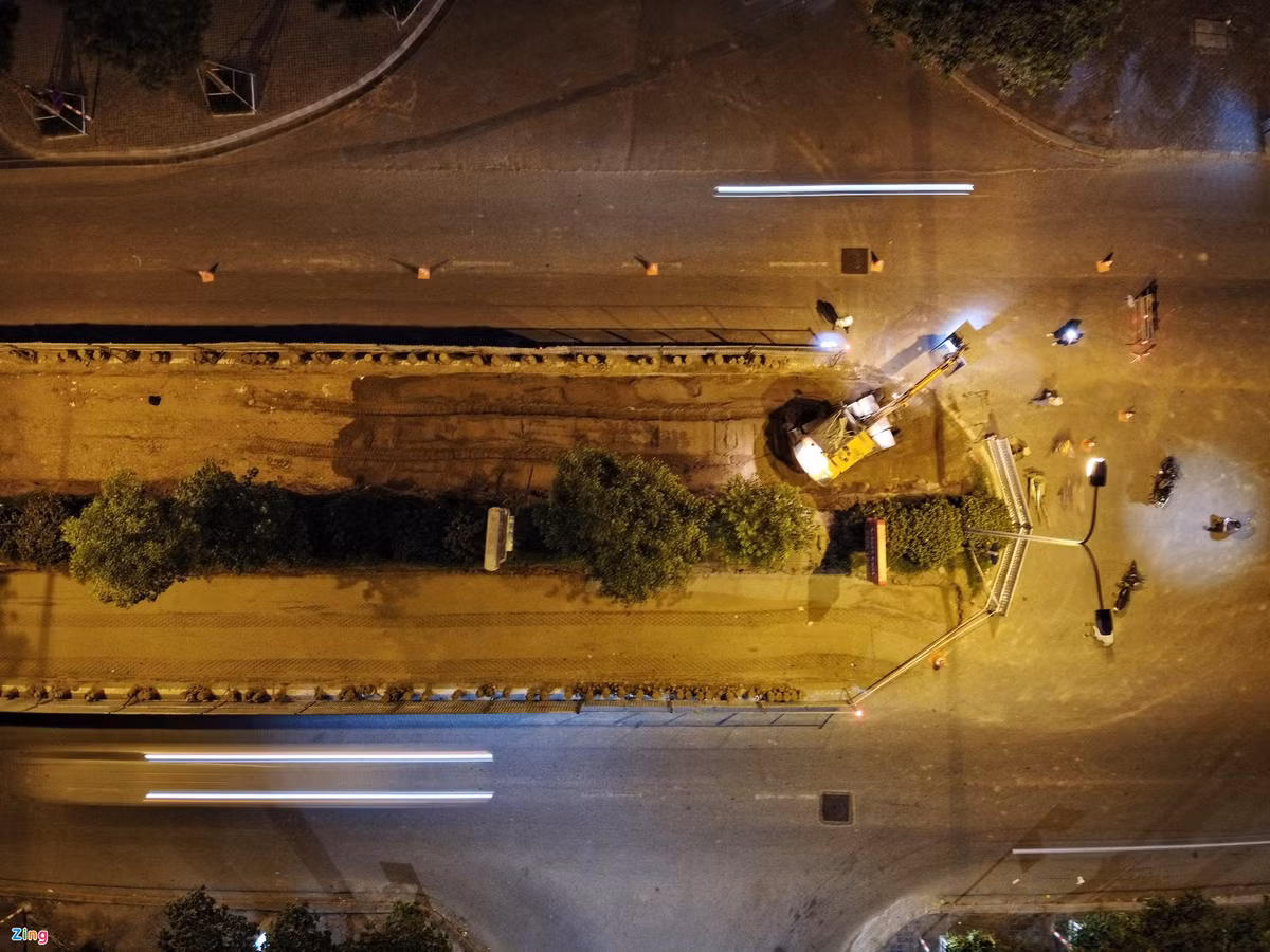 Dung lo cot mo rong duong Lieu Giai va Ton That Thuyet o Ha Noi-Hinh-9