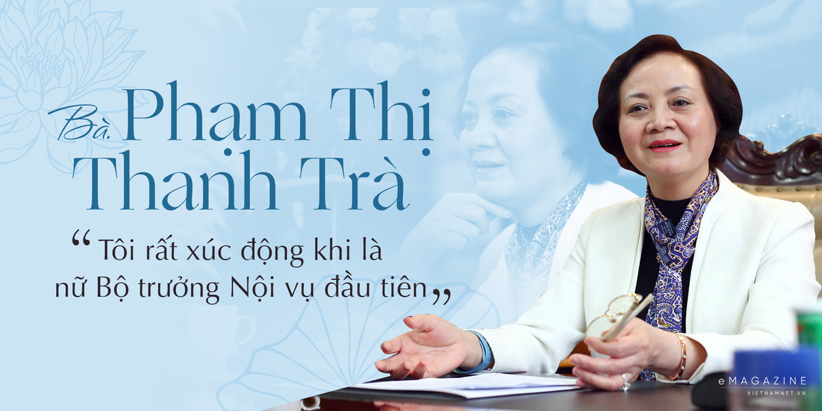 Bà Trà là nữ Bộ trưởng Nội vụ đầu tiên trong 75 năm kể từ ngày thành lập ngành Nội vụ.