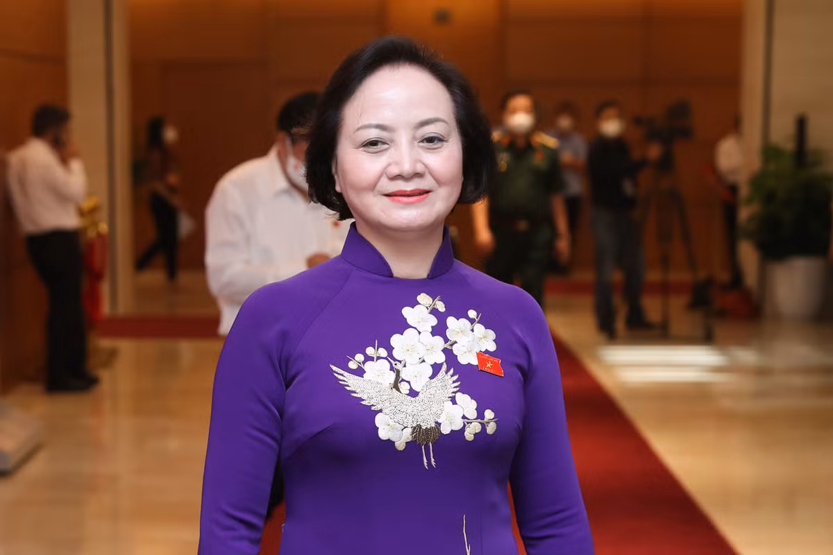 Bà hiện là Ủy viên Trung ương khóa XII, XIII; Phó Ban Tổ chức Trung ương; Đại biểu Quốc hội khóa XV. (Ảnh: Minh Đạt/Vietnamnet) 