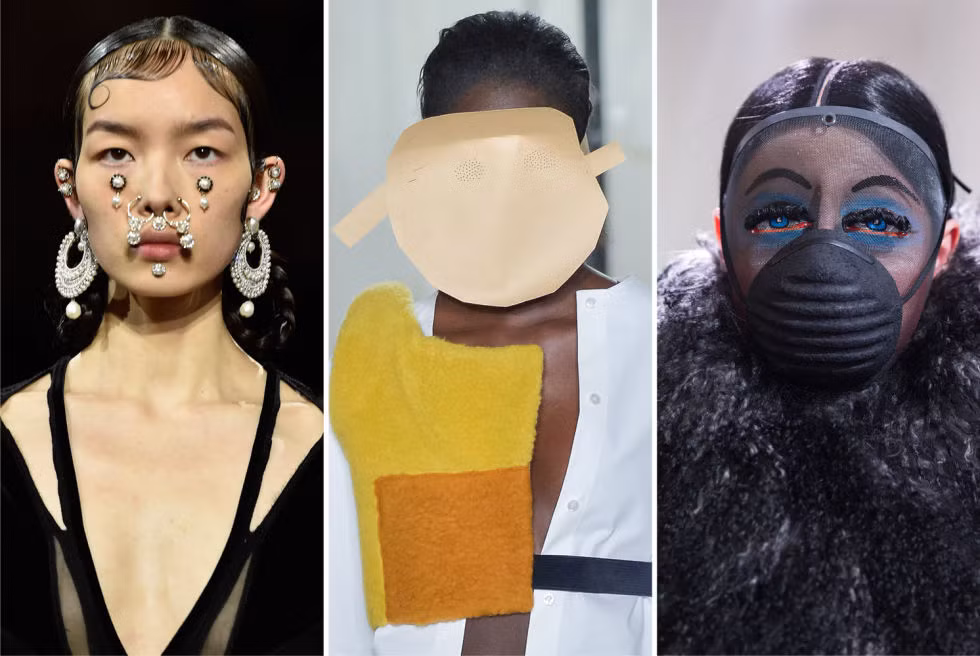  Thời trang xỏ khuyên, đeo mặt nạ như người ngoài hành tinh.