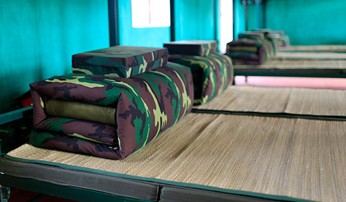 Kỷ luật nghiêm, nội vụ gọn gàng.