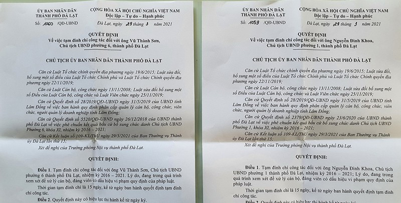 2 Chu tich phuong o Da Lat su dung ma tuy: Trach nhiem cua TP the nao?