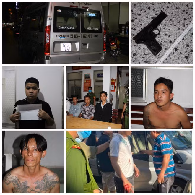 Kinh hoang canh 2 nhom con do no sung, chem nhau gan cho