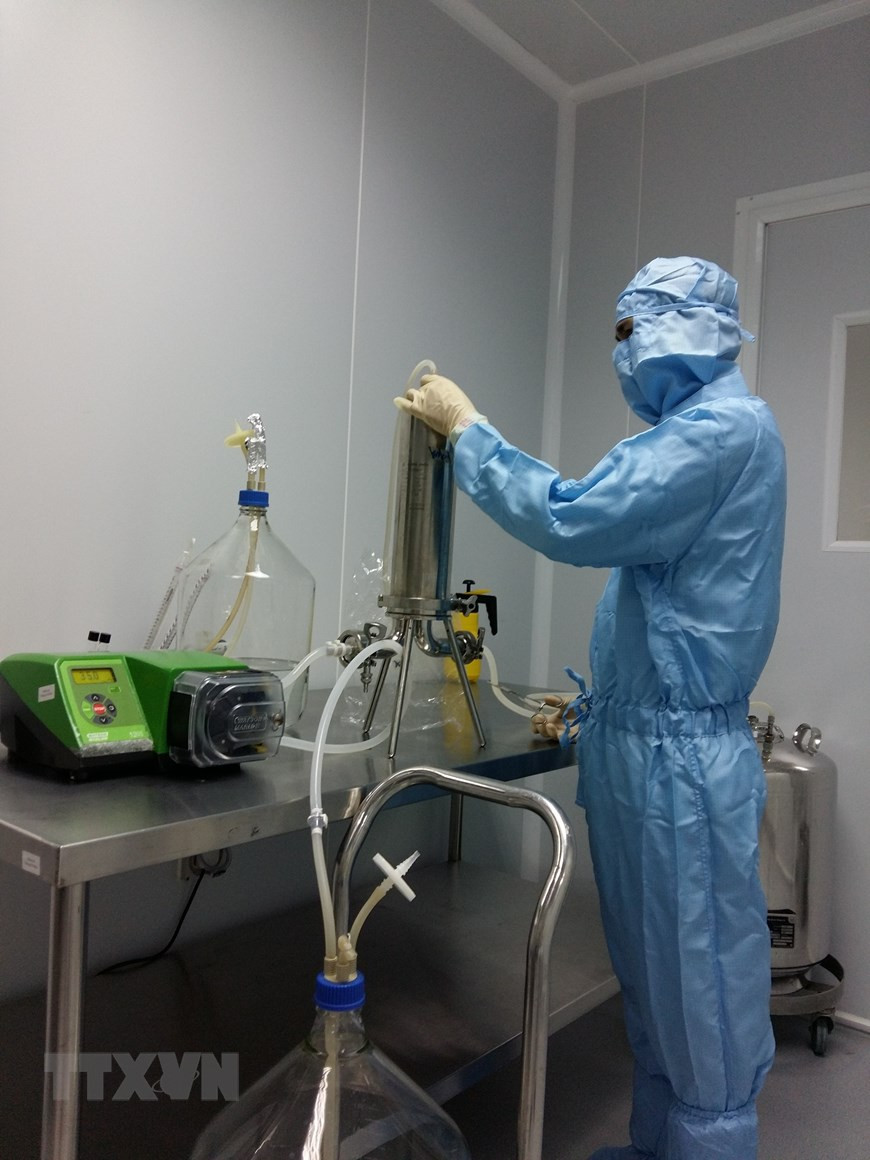 Nhà máy sản xuất vắc-xin hiện đại được đặt ở huyện Cam Lâm, tỉnh Khánh Hòa. (Ảnh: TTXVN)