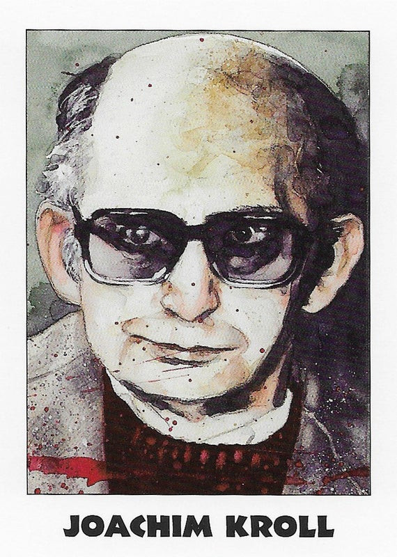 Nạn nhân của y đều là phụ nữ và trẻ em. Kroll gây án với thủ đoạn hết sức rùng rợn. Sau khi nắm rõ tình hình về "con mồi", gã bất ngờ tấn công nạn nhân ở nơi vắng vẻ, cưỡng bức rồi bóp cổ nạn nhân đến chết.