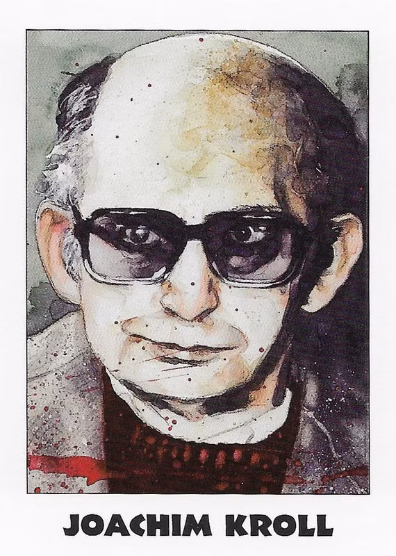 Nạn nhân của y đều là phụ nữ và trẻ em. Kroll gây án với thủ đoạn hết sức rùng rợn. Sau khi nắm rõ tình hình về "con mồi", gã bất ngờ tấn công nạn nhân ở nơi vắng vẻ, cưỡng bức rồi bóp cổ nạn nhân đến chết.