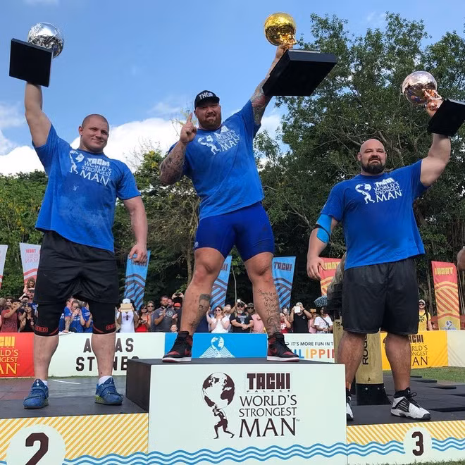 Nam diễn viên người Iceland Hafthor Julius Bjornsson góp mặt trong danh sách những người khỏe nhất thế giới. Vào năm 2018, ông đăng quang ngôi vị "Người đàn ông khỏe nhất thế giới" trong cuộc thi được tổ chức tại Phillipines.