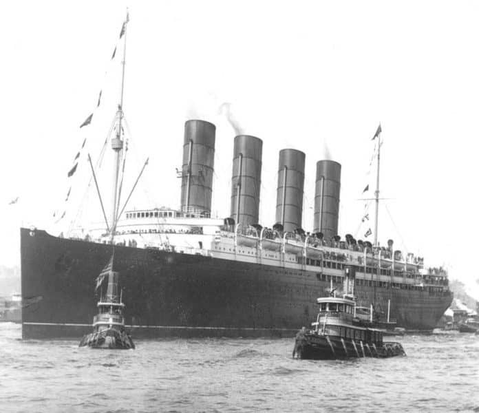 Tàu RMS Lusitania là một trong số ít tàu chở khách chạy tuyến Đại Tây Dương hoạt động trong Chiến tranh thế giới 1.