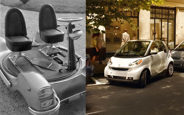 Mẫu ô tô Urbania có thiết kế nhỏ gọn được giới thiệu ở Italy năm 1964. Ngày này, những ô tô thông minh giúp cuộc sống của con người thoải mái hơn.