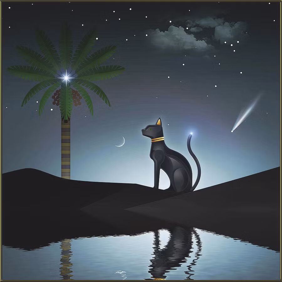 Thêm nữa, hình ảnh loài mèo được chạm khắc trong nhiều lăng mộ của các bậc đế vương, hoàng tộc Ai Cập thời cổ đại cho thấy họ tôn sùng loài vật này lớn đến mức nào.