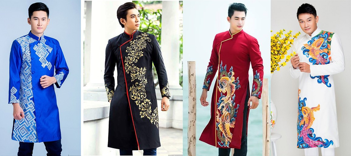 Trong những năm gần đây, áo dài nam được cách tân mang phong cách trẻ trung, hiện đại, sang trọng nhưng vẫn mang đậm sự duyên dáng của trang phục truyền thống.