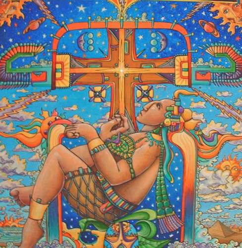 Trên bức tường của ngôi mộ có những hình chạm trổ giống như hàm răng của con báo, một loài vật được coi là biểu tượng thiêng liêng của những chiến binh người Maya và có dòng chữ “yej te”.