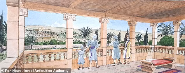 Các chuyên gia tìm thấy 3 đầu cột đá chạm khắc kỳ công, một số bộ phận của khung cửa sổ và nhiều dấu tích khác thuộc về một cung điện nguy nga tráng lệ từ thời kỳ Đền thờ Thứ Nhất (thế kỷ 10 - 6 trước Công nguyên).