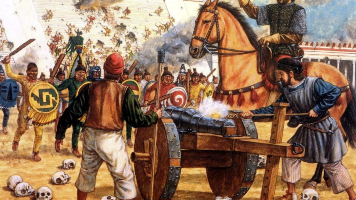 Hernan Cortes chỉ huy 200.000 quân lính Tây Ban Nha trong trận bao vây Tenochtitlan. Trong khi đó, gần 300.000 chiến binh Aztec cầm vũ khí chống lại kẻ thù.