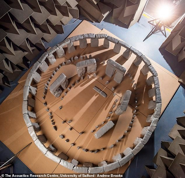 Đặc biệt, nhóm chuyên gia bố trí 157 tảng đá giống như hiện trạng ban đầu của bãi đá cổ Stonehenge. Hiện nơi đây chỉ còn 64 tảng đá.