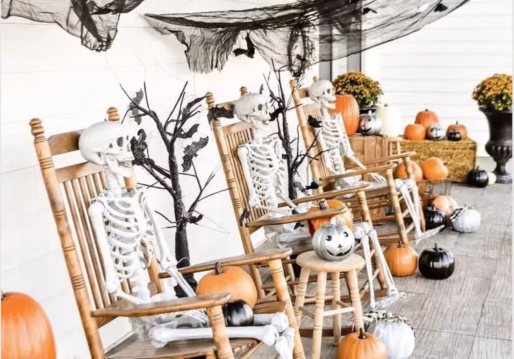 Nhung y tuong trang tri Halloween doc dao