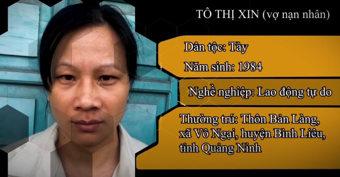 Trong lúc đang bế tắc, các trinh sát Công an tỉnh Quảng Ninh xác nhận được thông tin thời gian gần đây, vợ chồng anh T. có những vấn đề rất "tế nhị". Anh T. và vợ là Tô Thị Xin (37 tuổi) lấy nhau nhiều năm nhưng không có con. Lý do dẫn tới việc này là anh T. sức khỏe yếu. Về phần mình, Xin nảy sinh mối quan hệ "bên ngoài" với một thanh niên khác. Người thanh niên này có tên Đặng Văn Thủ ( trú tại huyện Bình Liêu, Quảng Ninh).