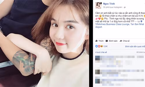 Lo dien ban trai moi cua Ngoc Trinh hau chia tay Hoang Kieu?