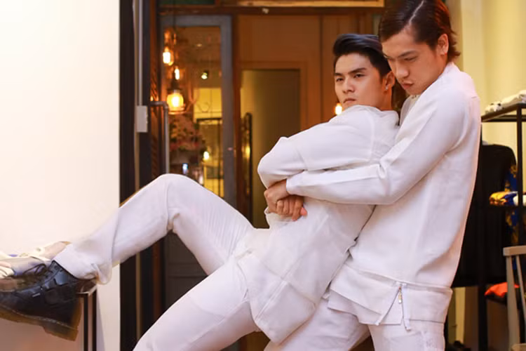 Sau cuộc thi Thử thách cùng bước nhảy, Hiền Sến và Lâm Vinh Hải trở thành bạn thân và hỗ trợ nhau trong công việc. Ảnh: Vietnamnet