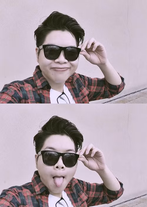 Trên trang cá nhân, học trò Mỹ Tâm từng thường xuyên đăng tải những khoảnh khắc vô cùng hài hước của mình.