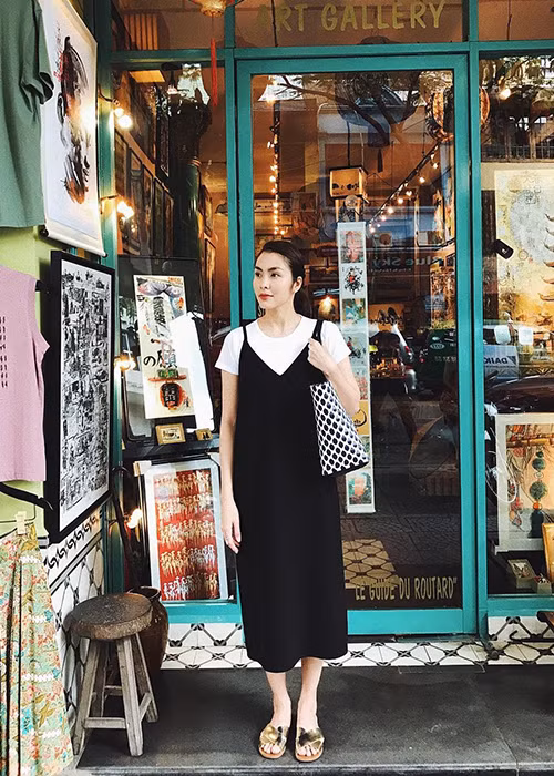 Là một trong những sao Việt đang ở ẩn, Tăng Thanh Hà ngày càng đẹp mặn mà sau khi sinh con gái thứ 2.