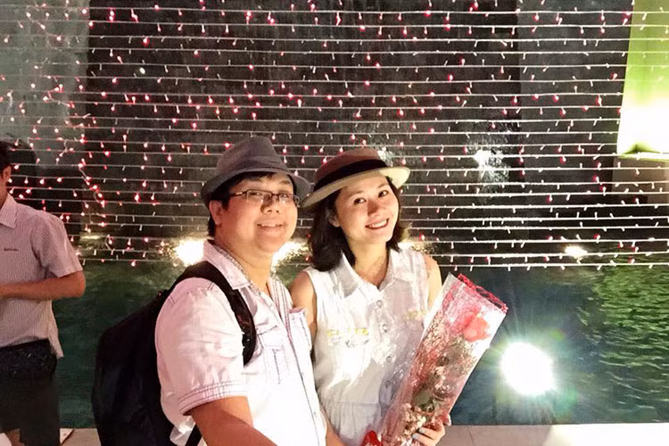 Gia Bảo cũng khẳng định vợ chồng anh chưa hề ly hôn và cũng không có ý định ly hôn. Ảnh: FBNV