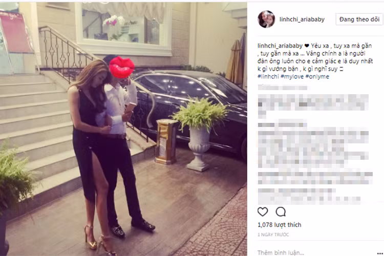 Mới đây, Linh Chi bất ngờ đăng ảnh thân mật bên trai lạ cùng chú thích: “Anh là người đàn ông luôn cho em cảm giác em à duy nhất không gì vướng bận, không gì nghĩ suy”. Về phía Lâm Vinh Hải, sau chia sẻ của Linh Chi, anh thay ảnh đại diện từ ảnh tình tứ bên bạn gái sang ảnh của bản thân. Cư dân mạng cho rằng mối quan hệ giữa Lâm Vinh Hải và Linh Chi đang rạn nứt. Ảnh: FBNV