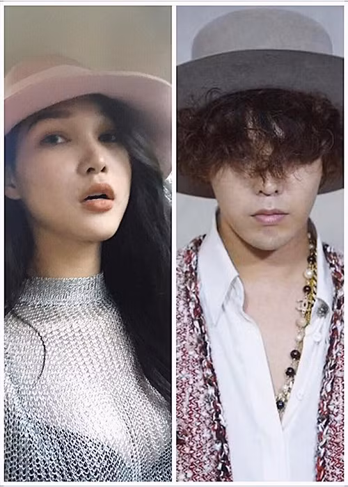 Trước nghi vấn lộ ảnh nhạy cảm, Diệp Linh Châu lập tức phủ nhận. “Người Châu yêu là G-Dragon chứ không phải Hữu Vi”, cô chia sẻ về mối quan hệ với người mẫu Hữu Vi. Ảnh: FBNV