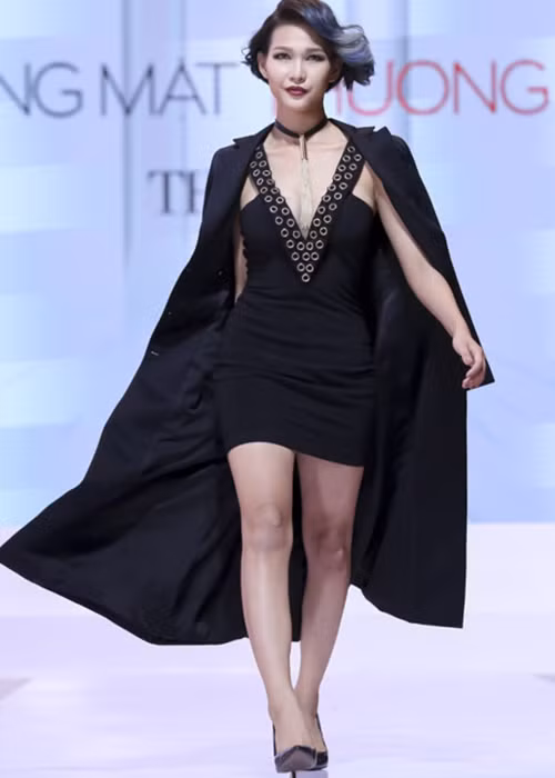 Diệp Linh Châu sinh năm 1994, đến từ Gia Lai. Năm 2016, cô tham gia cuộc thi The Face và đầu quân cho đội Phạm Hương. Ảnh: Vietnamnet