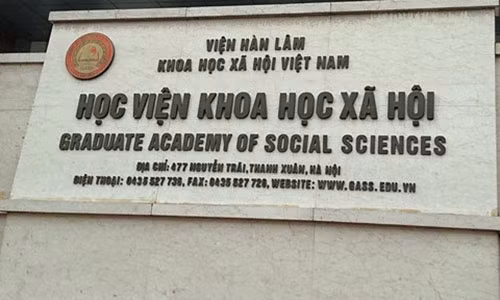 Hoc vien Khoa hoc Xa hoi ly giai sai pham trong dao tao tien si