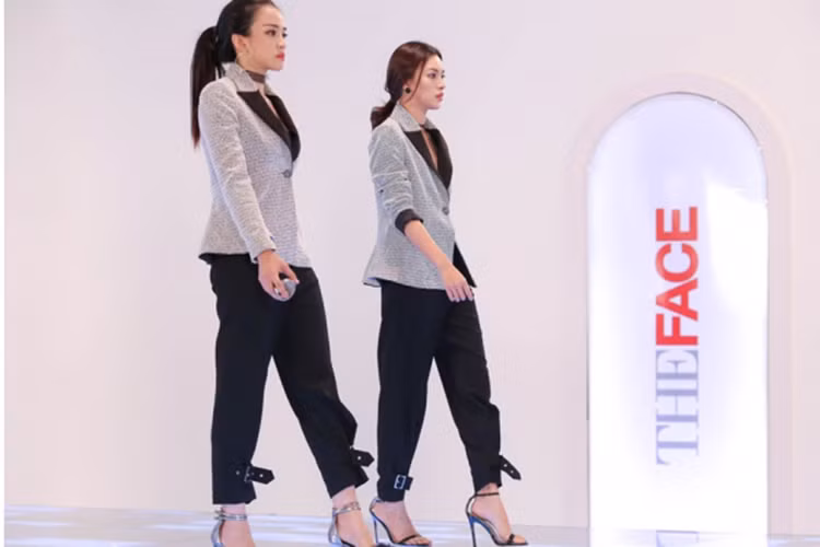 Trong tập 2, ở thử thách Ai mặc đẹp hơn, Tú Hảo giành chiến thắng chung cuộc. Ngoài ra, hot girl 9x này còn được đánh giá là thí sinh catwalk đẹp nhất team Lan Khuê. Ảnh: Hoa học trò online