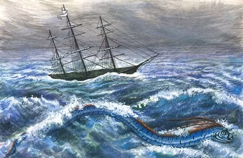 Câu chuyện ám ảnh về loài "rắn biển khổng lồ" - Hình 2 Cau chuyen am anh ve loai