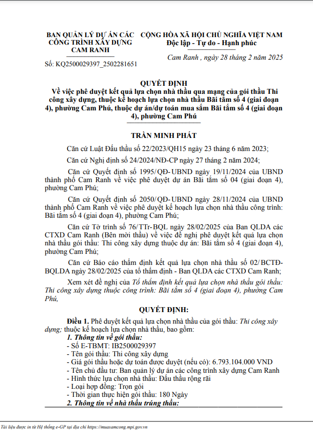 Khanh Hoa: Xay dung T.A.L va nhung goi thau tien ty tai Ban Cam Ranh-Hinh-3