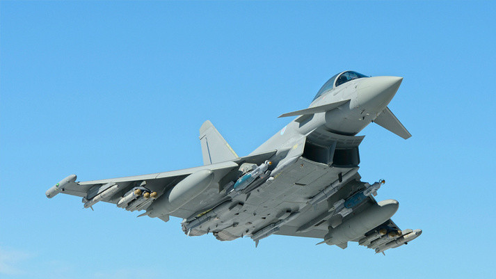 Thông tin vừa được truyền thông châu Âu đăng tải cho biết các chiến đấu cơ Eurofighter Typhoon đã vượt qua tổng số 500.000 giờ bay vào hồi đầu tháng 11 vừa rồi. Nguồn ảnh: Wiki.