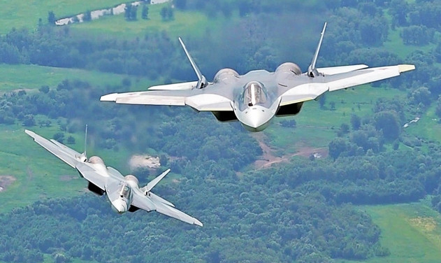 Không quân Nga cho biết trong năm 2019 này sẽ tiếp nhận lô 12 chiếc chiến đấu cơ Su-57 đầu tiên và số máy bay này sẽ được đưa vào làm nhiệm vụ trực chiến ngay lập tức. Nguồn ảnh: Pinterest.