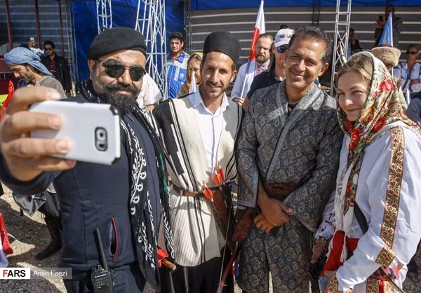 Các đội tuyển nước ngoài đều thi đấu dưới danh nghĩa cá nhân. Ảnh: Fars.