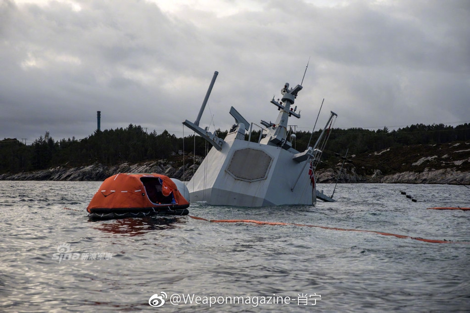 Thậm chí trong danh sách 5 khu trục hạm của Hải quân Na Uy được đóng theo lớp Fridtjof Nansen thì F313 - số hiệu của KNM Helge Ingstad đã được đánh dấu là "đã chìm" - tuy nhiên cần phải chờ tới khi KNM Helge Ingstad bị xoá đăng bạ chính thức mới có thể khẳng định được liệu Hải quân Na Uy có chính thức từ bỏ con tàu này hay không. Nguồn ảnh: Sina.